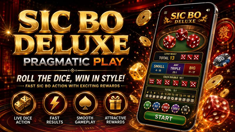 Sic Bo Deluxe live dice table in the KAYA918 app