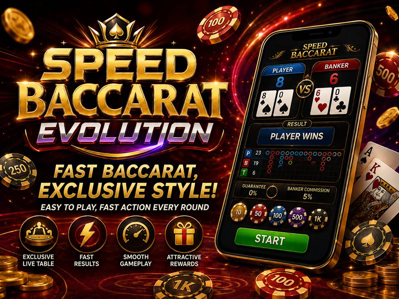 Speed Baccarat live table in the KAYA918 app